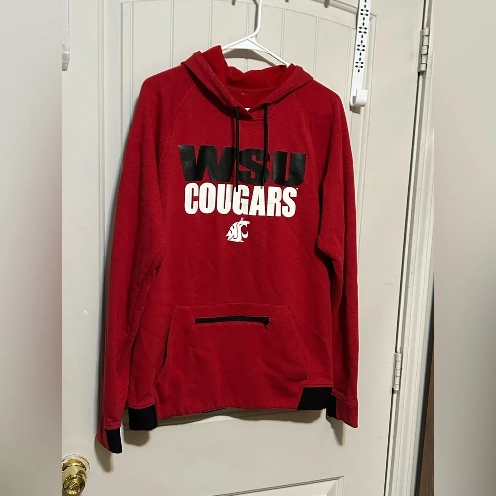 Red WSU Cougars Hoodie